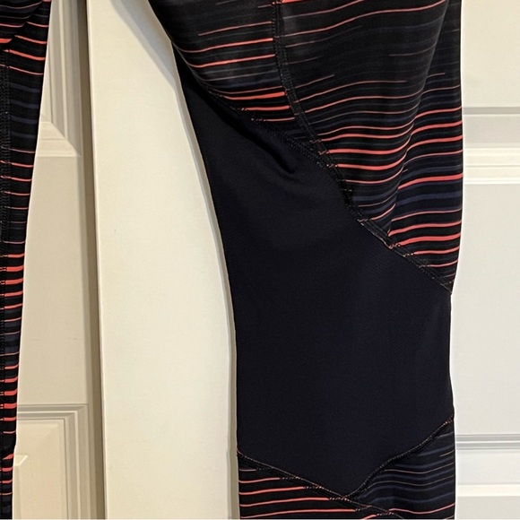 Lululemon Leggings 6 Pace Rival Crop Luxtreme Twisted Dune Red Black Pants Run - Picture 11 of 16